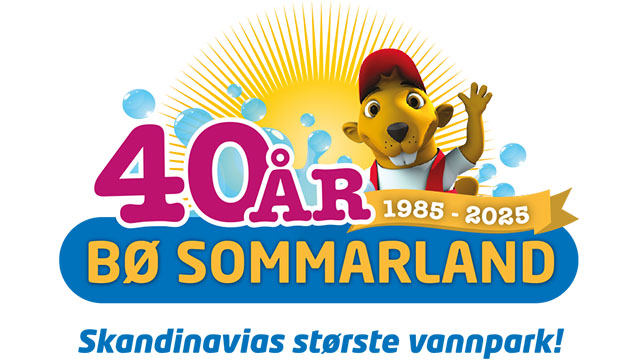 Bø Sommarland logo med 40 år